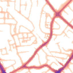 Daytime road noise heatmap for HA2 0HJ