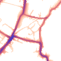 Daytime road noise heatmap for HA2 0JD