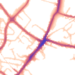 Daytime road noise heatmap for HA2 0PH