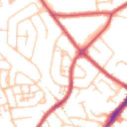 Daytime road noise heatmap for HA2 0QT