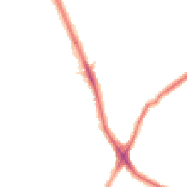 Night-time road noise heatmap for HA2 6EQ