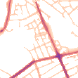 Daytime road noise heatmap for HA2 6EX