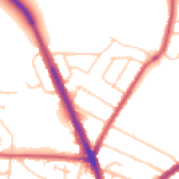Daytime road noise heatmap for HA2 6HL