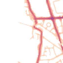 Daytime road noise heatmap for HA2 6NL