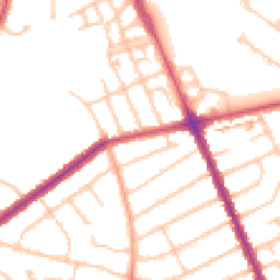 Daytime road noise heatmap for HA2 6PH