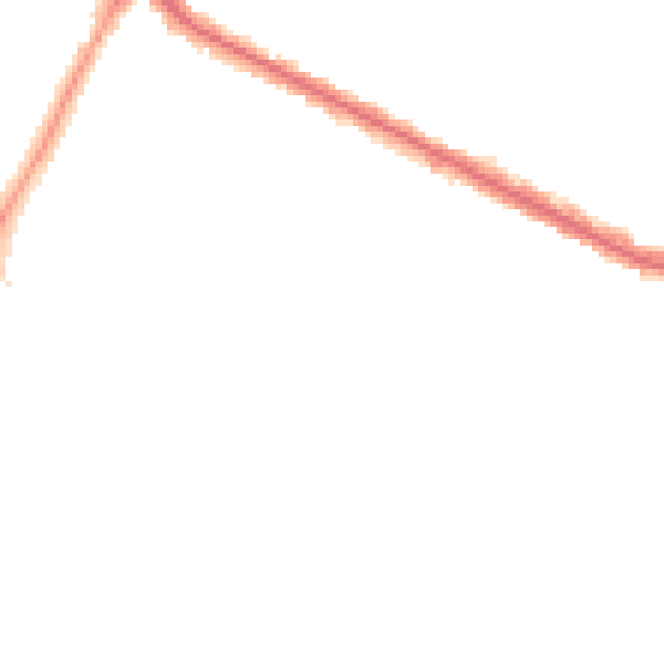Night-time road noise heatmap for HA2 7AT