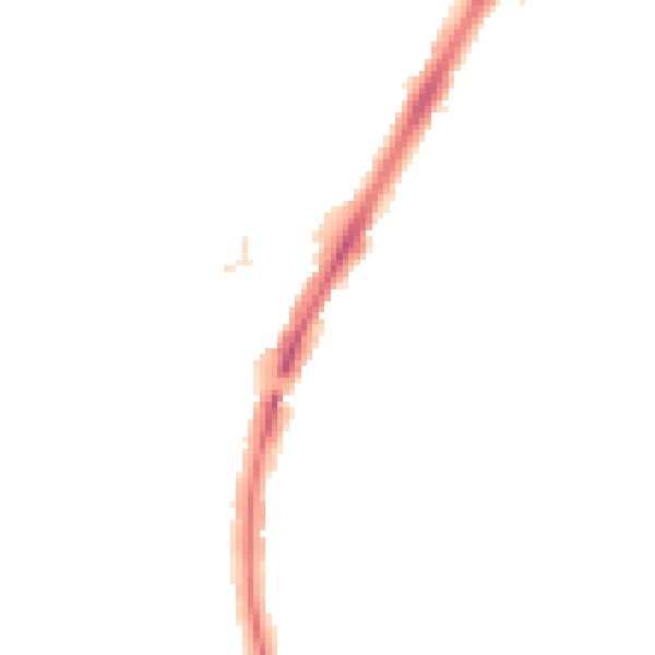 Night-time road noise heatmap for HA2 7BL