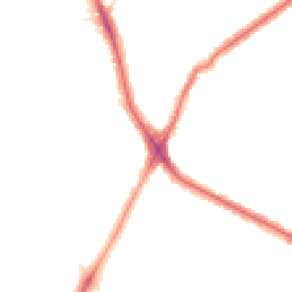 Night-time road noise heatmap for HA2 7SY