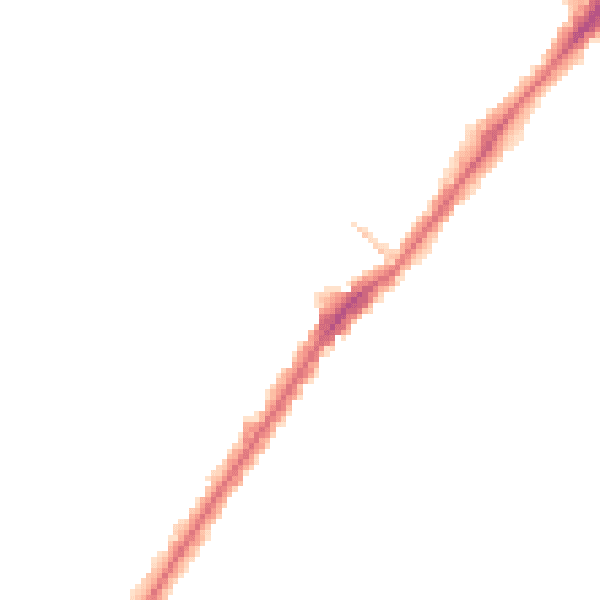 Night-time road noise heatmap for HA2 8BW