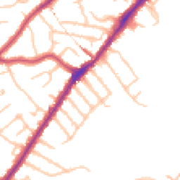 Daytime road noise heatmap for HA2 8LQ