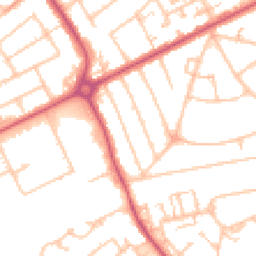 Daytime road noise heatmap for HA2 8UD