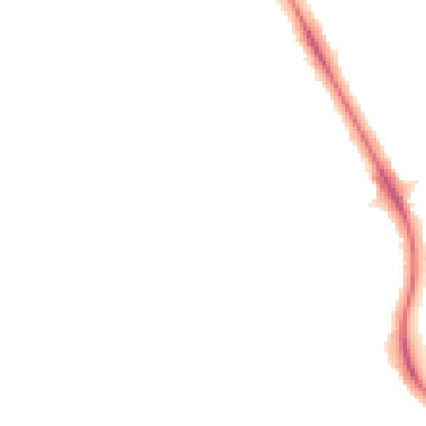 Night-time road noise heatmap for HA2 9JY