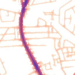 Daytime road noise heatmap for HA2 9UU