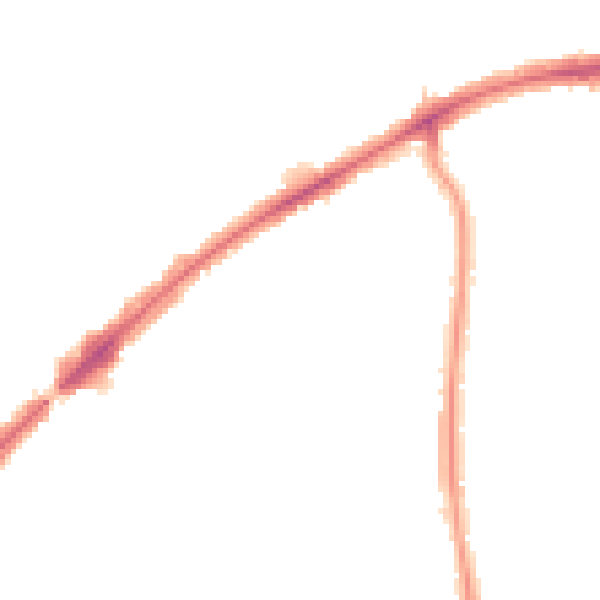 Night-time road noise heatmap for HA3 0DR