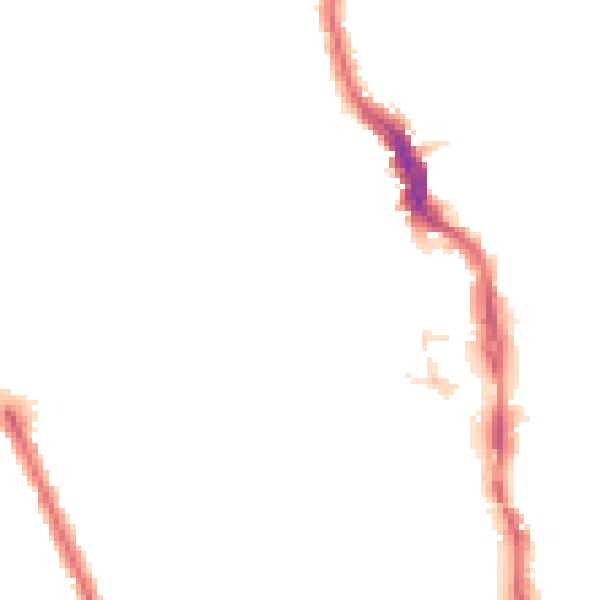 Night-time road noise heatmap for HA3 5QY