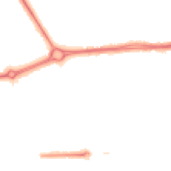 Night-time road noise heatmap for HA3 6QH