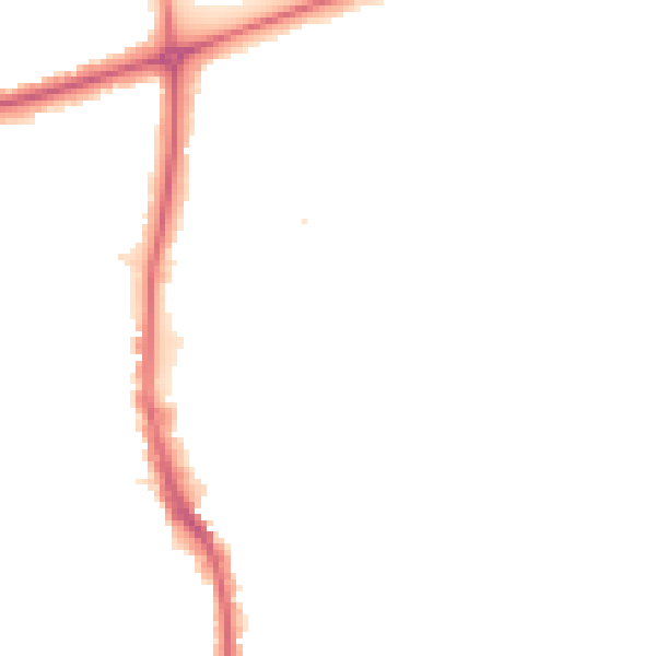 Night-time road noise heatmap for HA3 7BU