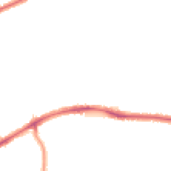 Night-time road noise heatmap for HA3 9EA