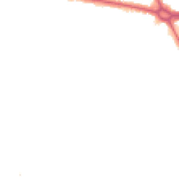 Night-time road noise heatmap for HA3 9RG