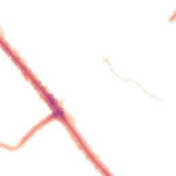 Night-time road noise heatmap for HA8 0AZ