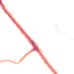 Night-time road noise heatmap for HA8 0BA