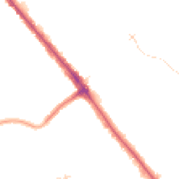 Night-time road noise heatmap for HA8 0BE