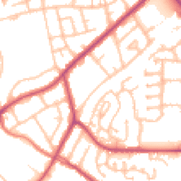 Daytime road noise heatmap for HA8 0JA