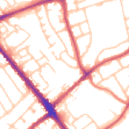 Daytime road noise heatmap for HA8 0SU