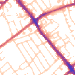 Daytime road noise heatmap for HA8 5DG