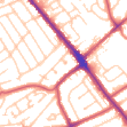 Daytime road noise heatmap for HA8 5HB