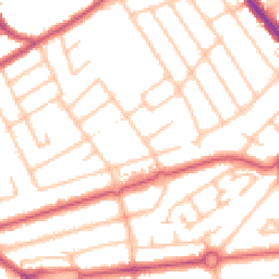 Daytime road noise heatmap for HA8 5SF
