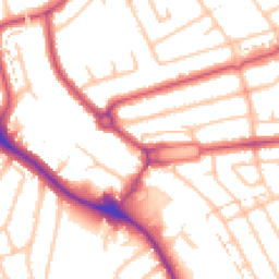 Daytime road noise heatmap for HA8 6BJ