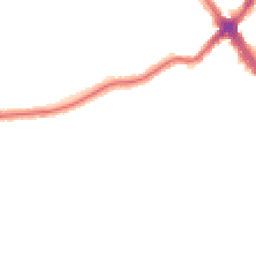 Night-time road noise heatmap for HA8 6DX