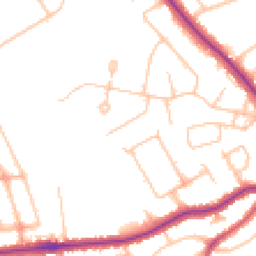 Daytime road noise heatmap for HA8 7RA