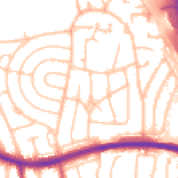 Daytime road noise heatmap for HA8 8UA