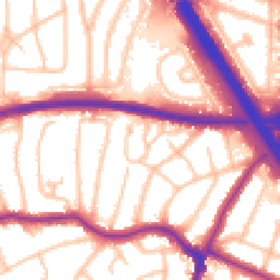 Daytime road noise heatmap for HA8 9GD
