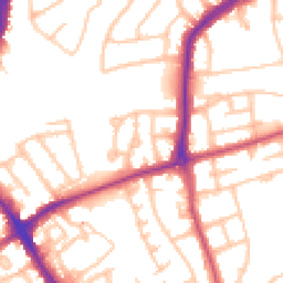 Daytime road noise heatmap for HA8 9JF