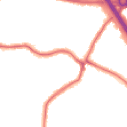 Night-time road noise heatmap for HA8 9QJ
