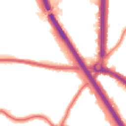 Night-time road noise heatmap for HA8 9SU