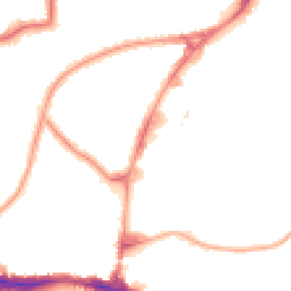 Night-time road noise heatmap for HA9 0AB