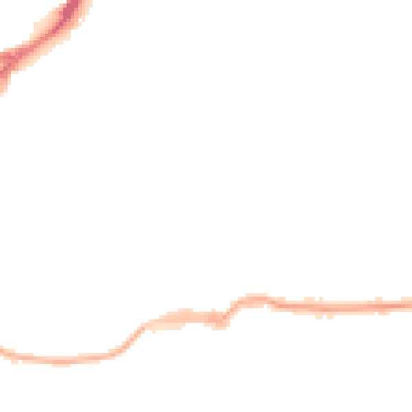 Night-time road noise heatmap for HA9 0BA