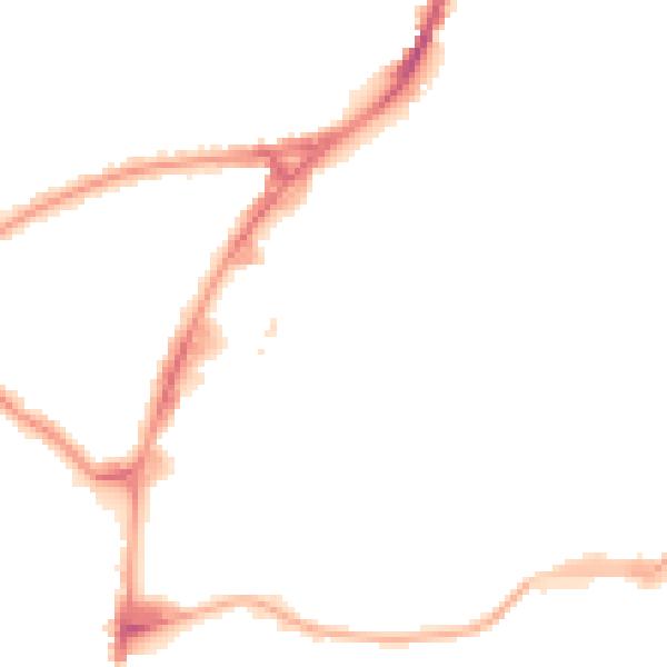 Night-time road noise heatmap for HA9 0FA