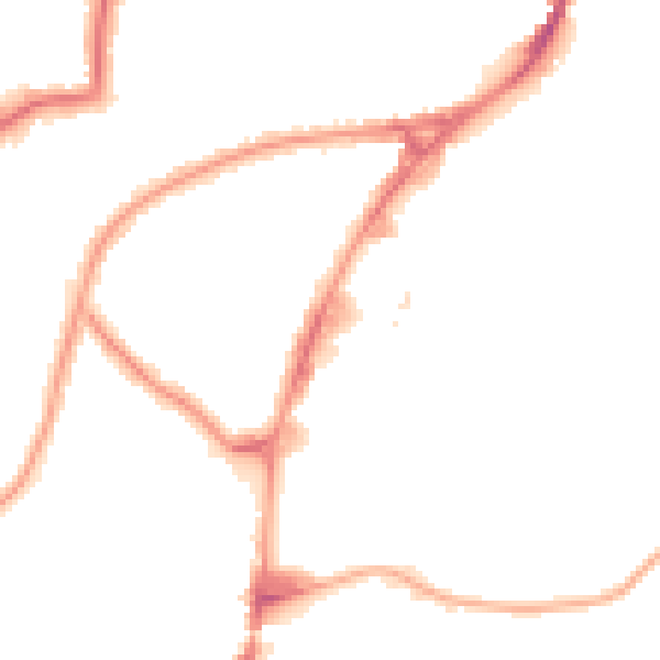 Night-time road noise heatmap for HA9 0FX