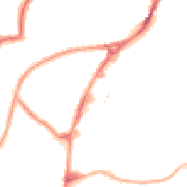 Night-time road noise heatmap for HA9 0GH