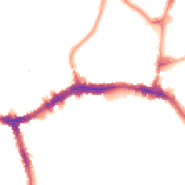 Night-time road noise heatmap for HA9 6AA