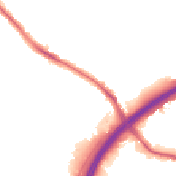 Night-time road noise heatmap for HA9 6EX