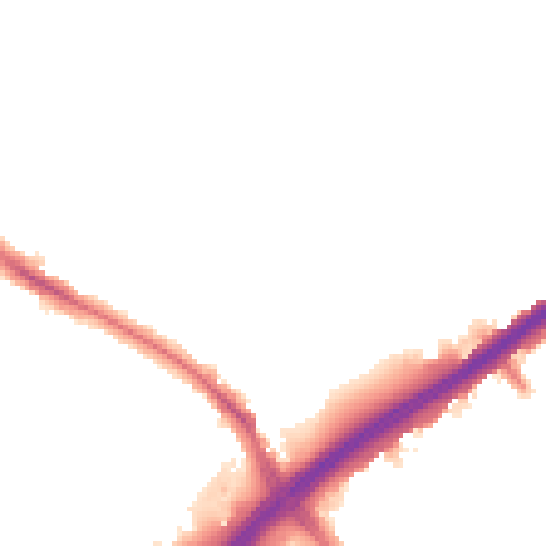 Night-time road noise heatmap for HA9 6NR