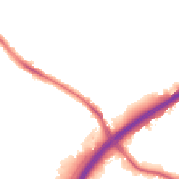 Night-time road noise heatmap for HA9 6NX
