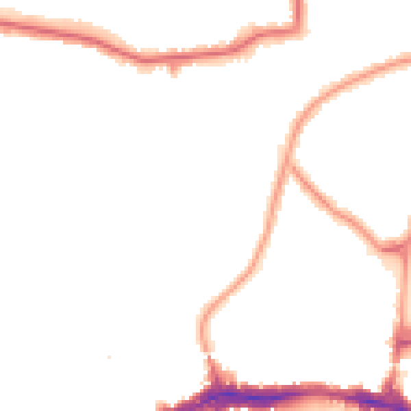 Night-time road noise heatmap for HA9 7QP