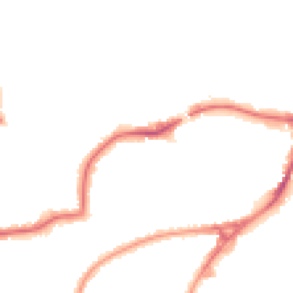 Night-time road noise heatmap for HA9 8LJ